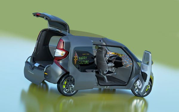 Zoom sur le concept Renault Frendzy de ludospace professionnel