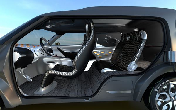 Zoom sur le concept Renault Frendzy de ludospace professionnel
