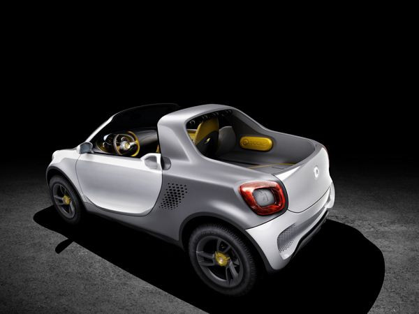 Un concept Smart de pick-up urbain électrique de trois mètres cinquante