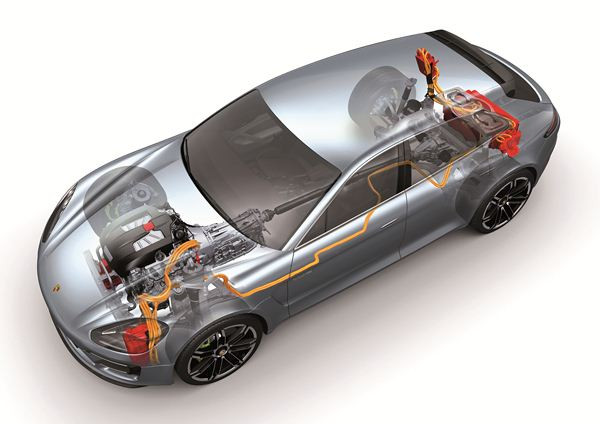 Porsche dévoile le concept de Panamera Sport Turismo hybride plug-in