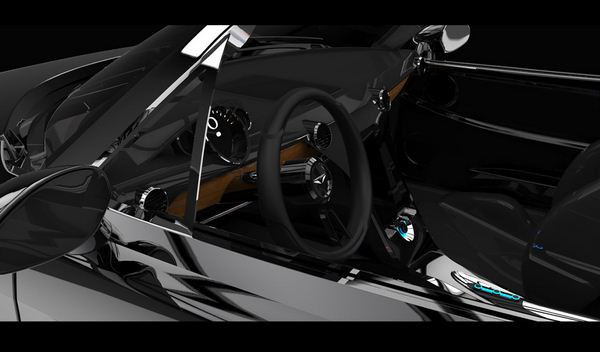 Un prototype de roadster électrique doté de deux moteurs synchrones