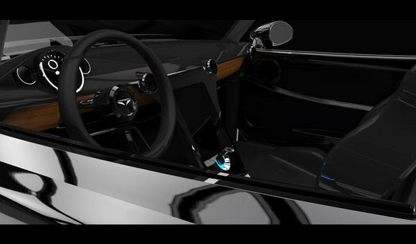 Un prototype de roadster électrique doté de deux moteurs synchrones