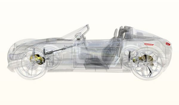 Un prototype de roadster électrique doté de deux moteurs synchrones