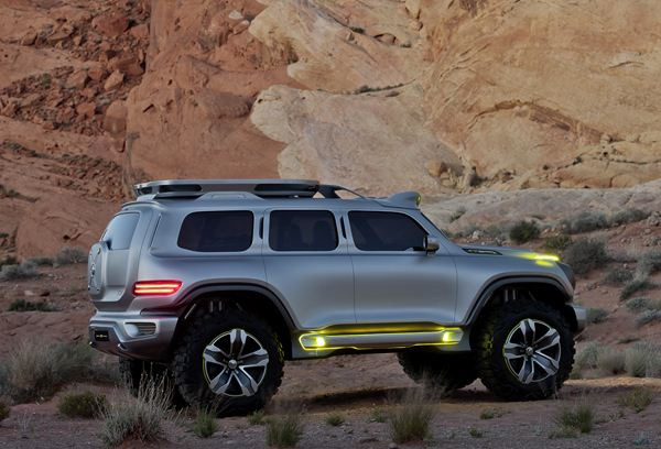Les designers Mercedes imaginent un hypothétique Classe « G » du futur