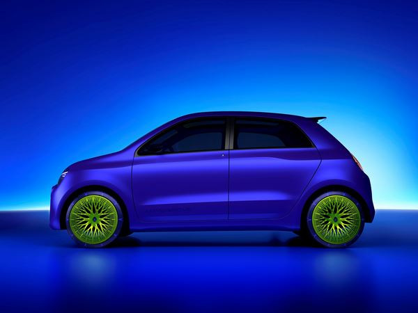 Renault présente le concept-car de petite citadine électrique Twin’Z