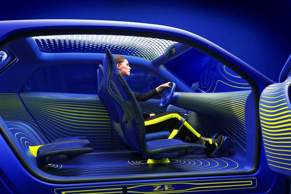 Renault présente le concept-car de petite citadine électrique Twin’Z