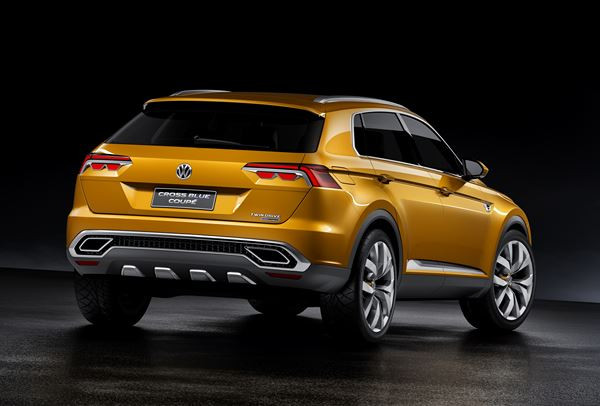 Le concept Volkswagen CrossBlue Coupé dévoilé en première mondiale à Shanghai