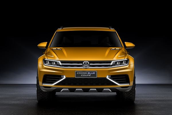 Le concept Volkswagen CrossBlue Coupé dévoilé en première mondiale à Shanghai