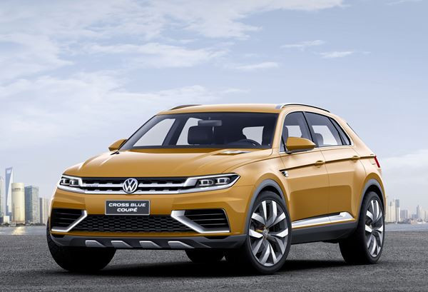 Le concept Volkswagen CrossBlue Coupé dévoilé en première mondiale à Shanghai