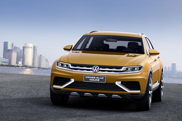 Le concept Volkswagen CrossBlue Coupé dévoilé en première mondiale à Shanghai