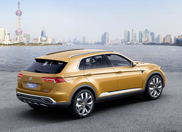 Le concept Volkswagen CrossBlue Coupé dévoilé en première mondiale à Shanghai