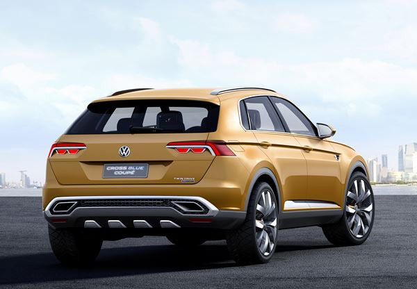 Le concept Volkswagen CrossBlue Coupé dévoilé en première mondiale à Shanghai