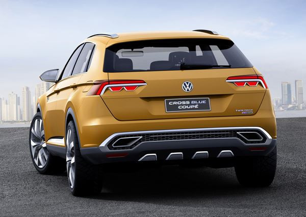 Le concept Volkswagen CrossBlue Coupé dévoilé en première mondiale à Shanghai
