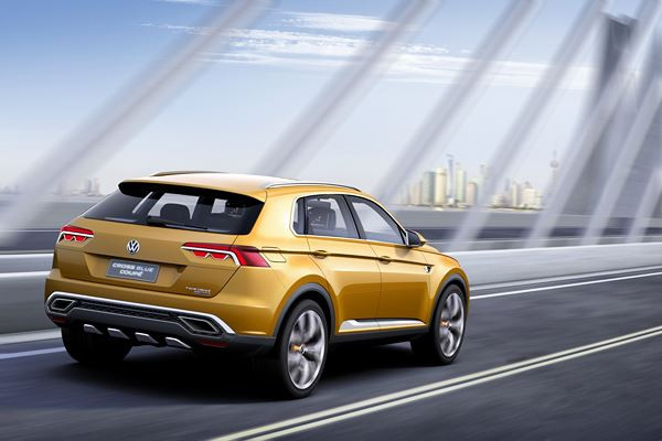 Le concept Volkswagen CrossBlue Coupé dévoilé en première mondiale à Shanghai