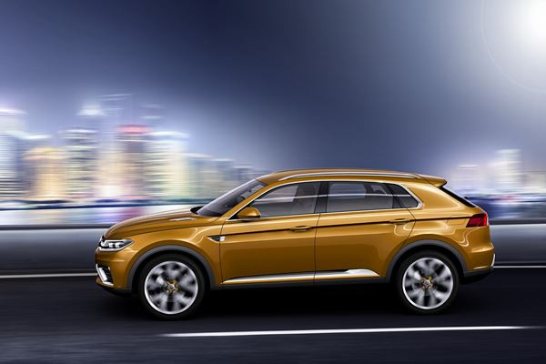 Le concept Volkswagen CrossBlue Coupé dévoilé en première mondiale à Shanghai