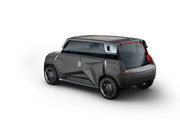 Un concept Toyota Me.We visionnaire d’une automobile verte, légère et abordable
