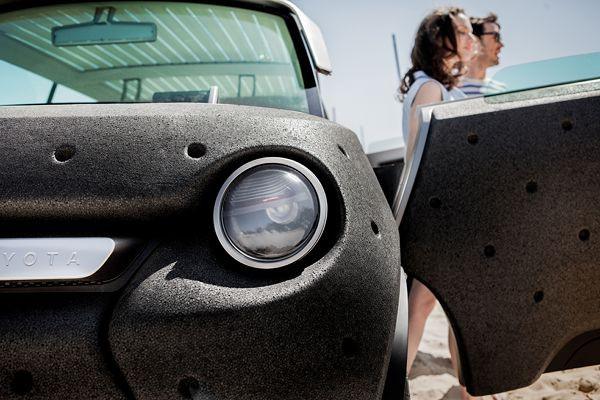 Un concept Toyota Me.We visionnaire d’une automobile verte, légère et abordable