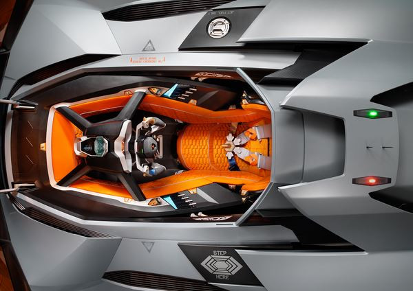 Un concept unique de monoplace Lamborghini Egoista dotée de 600 ch