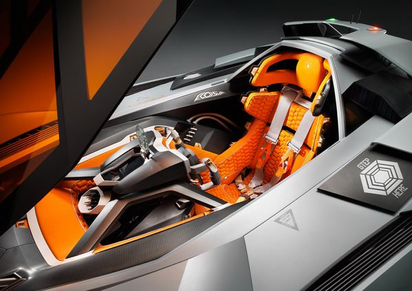 Un concept unique de monoplace Lamborghini Egoista dotée de 600 ch
