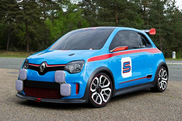 Un concept Renault Twin'Run de petite citadine sportive sur-vitaminée