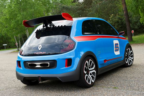 Un concept Renault Twin'Run de petite citadine sportive sur-vitaminée