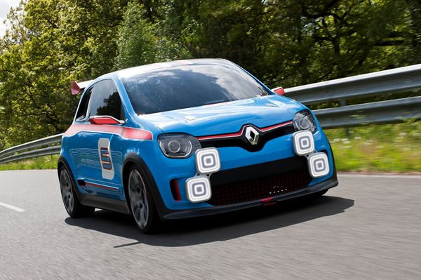 Un concept Renault Twin'Run de petite citadine sportive sur-vitaminée