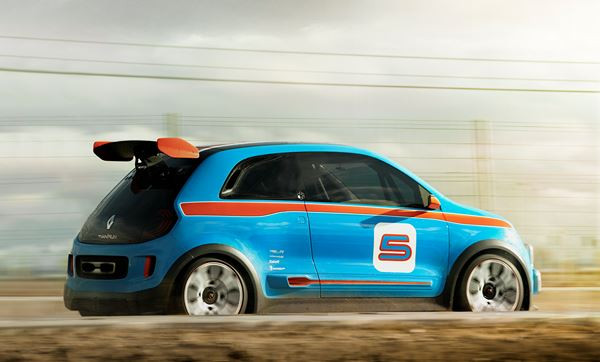 Un concept Renault Twin'Run de petite citadine sportive sur-vitaminée