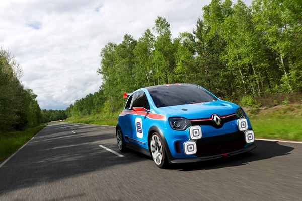 Un concept Renault Twin'Run de petite citadine sportive sur-vitaminée