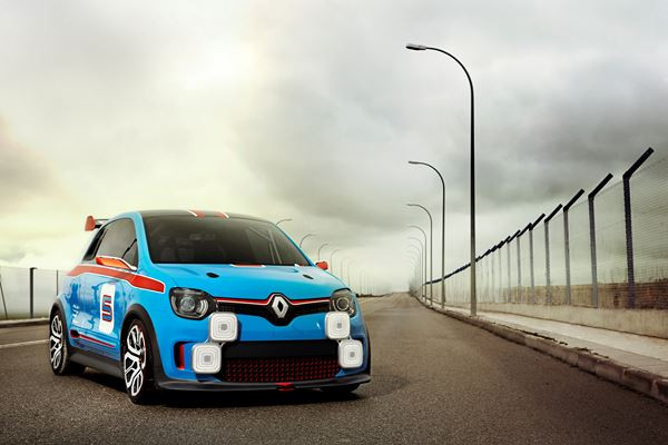 Un concept Renault Twin'Run de petite citadine sportive sur-vitaminée