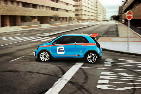 Un concept Renault Twin'Run de petite citadine sportive sur-vitaminée