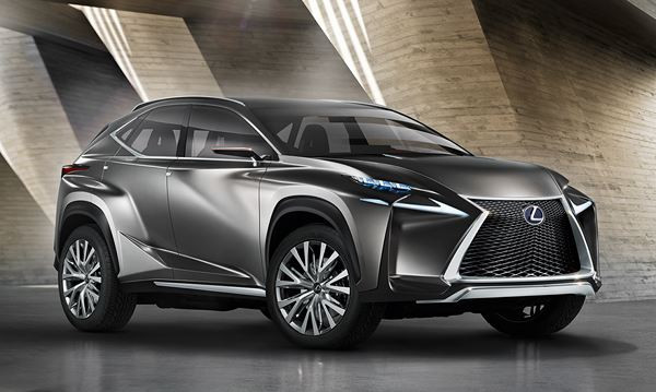 Un concept de crossover Lexus LF-NX aux lignes distinctives puissamment sculptées