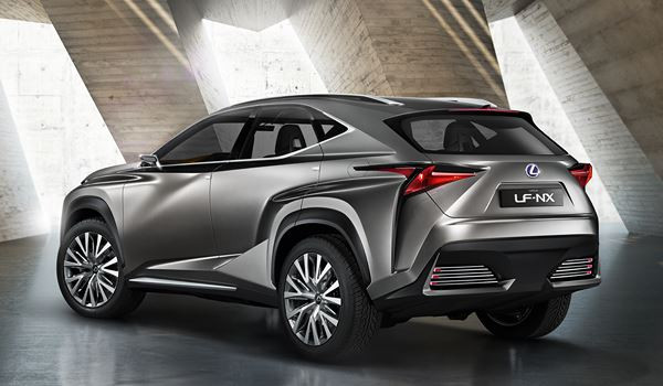 Un concept de crossover Lexus LF-NX aux lignes distinctives puissamment sculptées