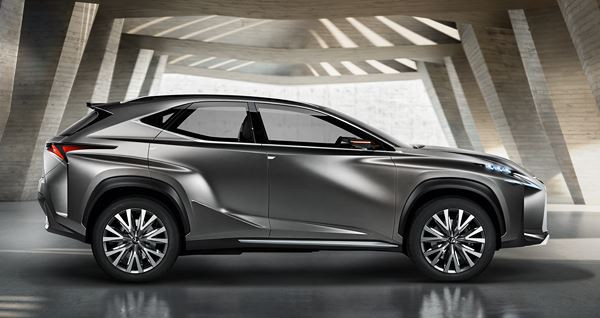 Un concept de crossover Lexus LF-NX aux lignes distinctives puissamment sculptées