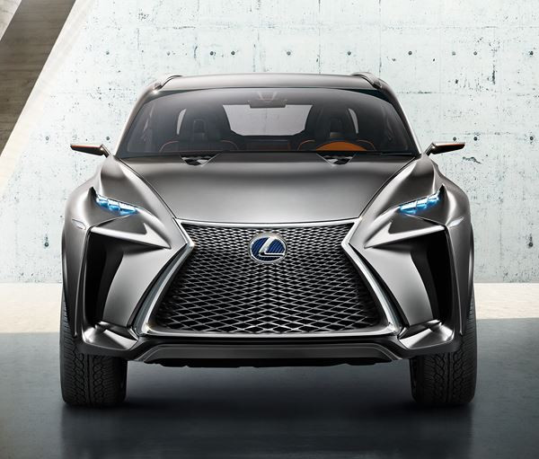 Un concept de crossover Lexus LF-NX aux lignes distinctives puissamment sculptées