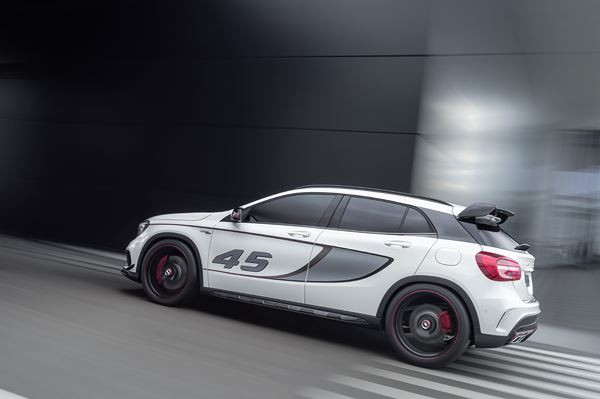 Un concept Mercedes GLA 45 AMG développant 360 ch et un couple de 450 Nm