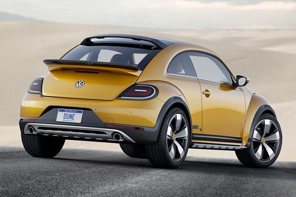Un concept de version tout terrain Volkswagen Beetle Dune proche de la série