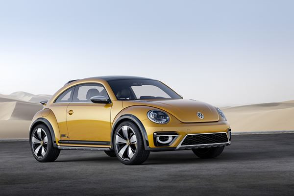 Un concept de version tout terrain Volkswagen Beetle Dune proche de la série