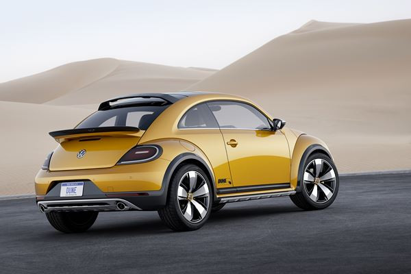 Un concept de version tout terrain Volkswagen Beetle Dune proche de la série