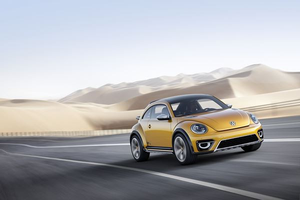 Un concept de version tout terrain Volkswagen Beetle Dune proche de la série
