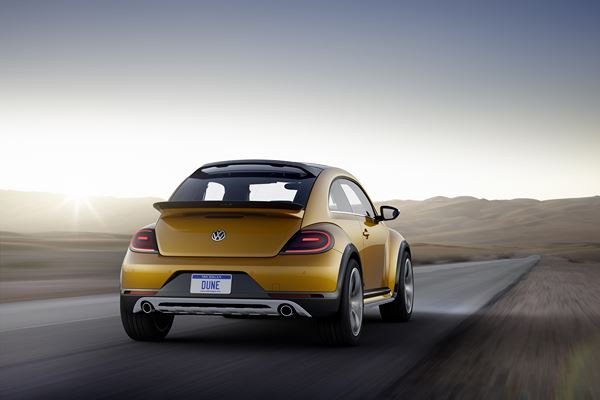 Un concept de version tout terrain Volkswagen Beetle Dune proche de la série