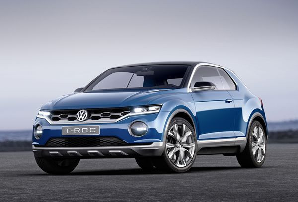 Un concept Volkswagen T-Roc au design musclé avec phares à LED et caméras  intégrées