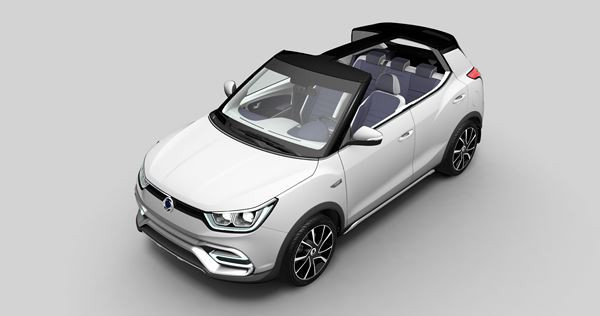Le concept-car SsangYong XIV-Air adopte un toit type « T-top »