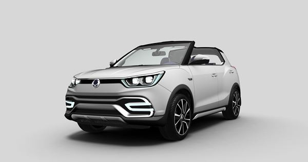 Le concept-car SsangYong XIV-Air adopte un toit type « T-top »