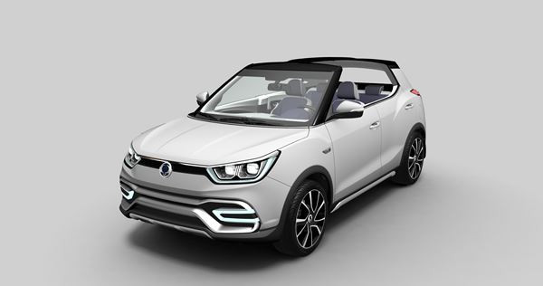 Le concept-car SsangYong XIV-Air adopte un toit type « T-top »