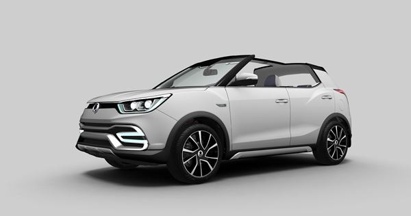 Le concept-car SsangYong XIV-Air adopte un toit type « T-top »