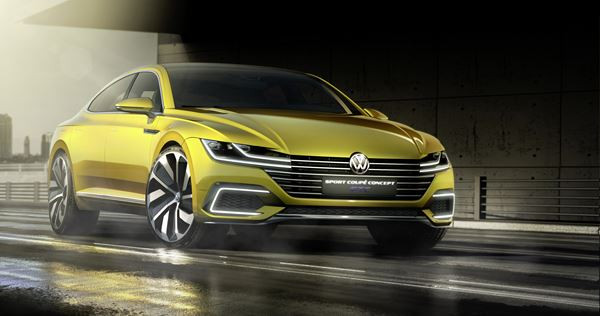 Le Volkswagen Sport Coupé Concept GTE évoque l’univers des voitures exclusives