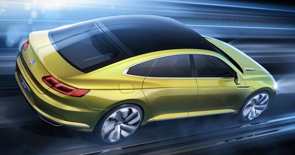 Le Volkswagen Sport Coupé Concept GTE évoque l’univers des voitures exclusives