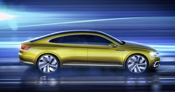 Le Volkswagen Sport Coupé Concept GTE évoque l’univers des voitures exclusives