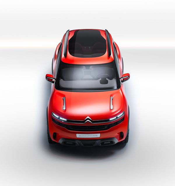 Le concept de SUV Citroën Aircross opte pour une ceinture de caisse parallèle à la route