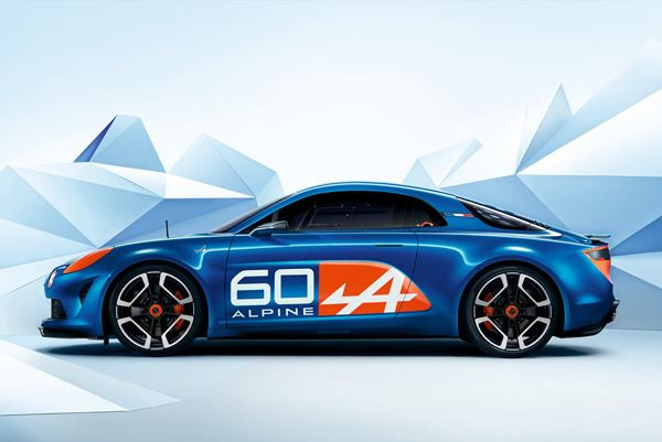 Le show-car Alpine Célébration rappelle l'ADN issu de la compétition